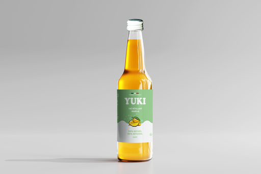 YUKI Thé Pétillant - Fruit De Passion 33cl bouteille 